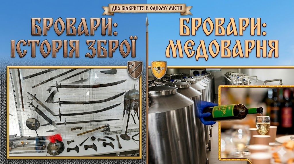 Дегустация сикеры и музей исторического оружия в Броварах