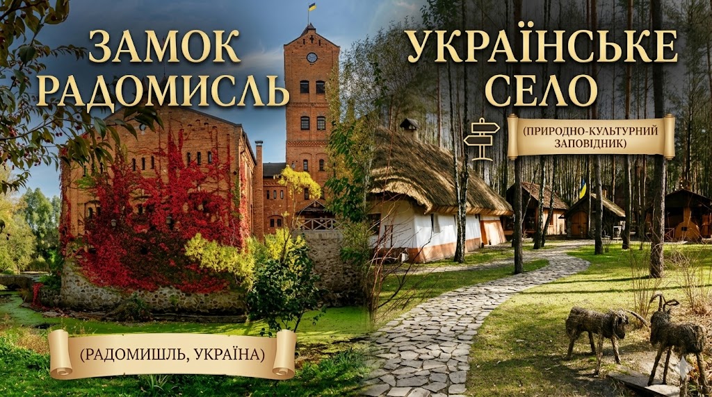 Украинская деревня, тропические теплицы и замок Радомысль: экскурсия из Киева | Ястреб-Тур