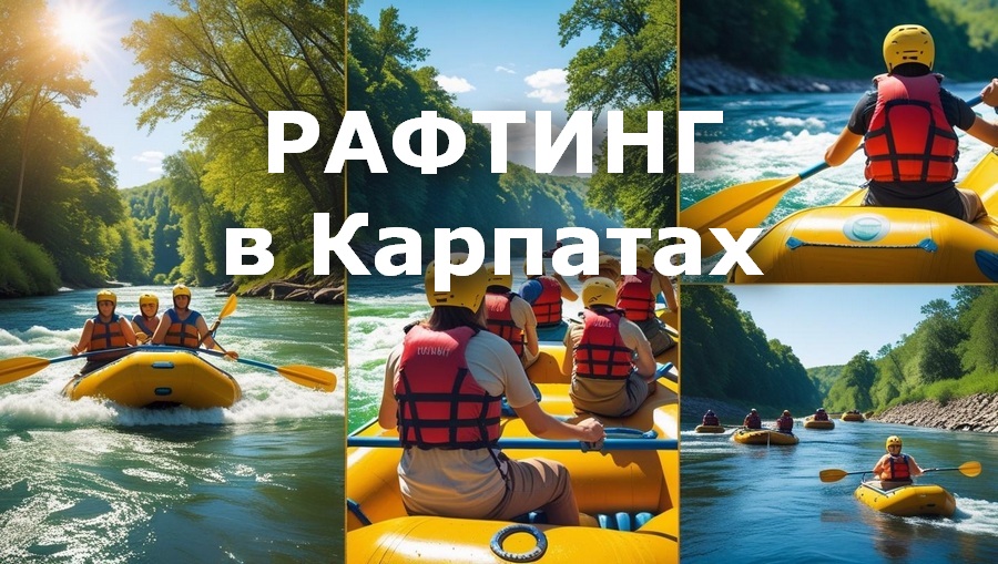 ➡ Рафтинг у Карпатах Чорний Білий Черемош та Прут