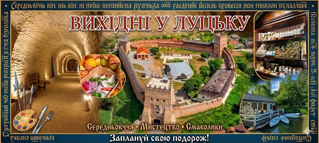 Вихідні у Луцьку — середньовіччя, мистецтво та смаколики